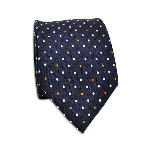 Jonghart blauwe stropdas met stippen Blauw witte stippen stropdas – Jonghart blauwe stropdas met stippen