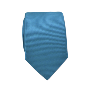 Hemels blauwe effen stropdas – Blauwe effen stropdas