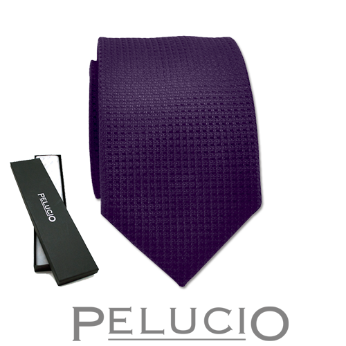Pelucio paarse effen stropdas Paarse effen stropdas van Pelucio – Pelucio paarse effen stropdas