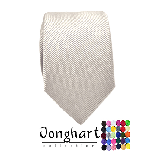 Jonghart witte effen stropdas Arctis witte effen stropdas – Jonghart effen stropdas in wit — J100.105