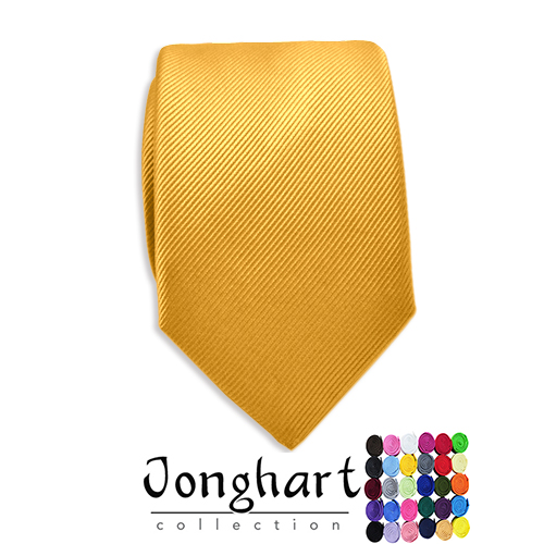 Jonghart gouden effen stropdas Goudkleurige effen stropdas – Jonghart gouden effen stropdas