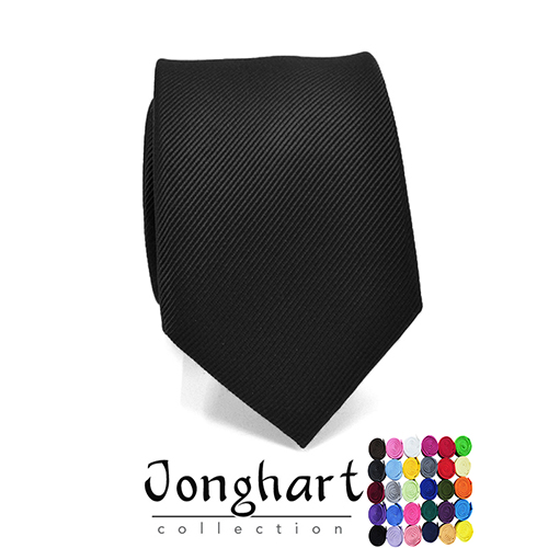 Jonghart zwarte effen stropdas Zwarte effen stropdas – Jonghart zwarte effen stropdas